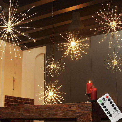 🔥Feux d'artifice de Noël LED en fil de cuivre