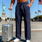 💨Pantalon Droit Homme ✅ Taille Élastique & Cordon Ajustable | Confort Décontracté 👖 -50% AUJOURD’HUI 🔥