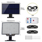 📢📢50 % de réduction !!⏰Éclairage extérieur à détecteur de mouvement solaire 106 LED avec télécommande