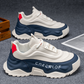 👟🔥 PROMO -50% ! Chaussures Homme à Semelle Épaisse – Design Tendance, Antidérapantes & Durable (Beige-Bleu/Blanc/Noir-Gris)