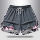 50 % DE RÉDUCTION SUR LES SHORT DE SPORT 2 EN 1 ! 🔥 Tissu respirant, doublure camouflage et poches pour femmes 🏃‍♀️✨
