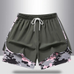 50 % DE RÉDUCTION SUR LES SHORT DE SPORT 2 EN 1 ! 🔥 Tissu respirant, doublure camouflage et poches pour femmes 🏃‍♀️✨