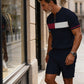 🔥50% DE RÉDUCTION !🔥 Ensemble chemise et short à col zippé pour homme
