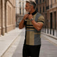 🔥50% DE RÉDUCTION !🔥 Ensemble chemise et short à col zippé pour homme