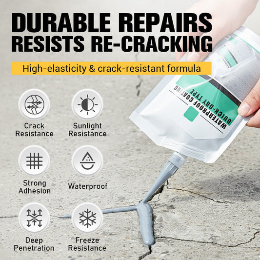 📢📢50 % DE RÉDUCTION !! ⏰Mastic d'étanchéité autonivelant pour le remplissage de fissures