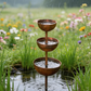 🐦 Redonnez vie à votre jardin ! Abreuvoir à oiseaux paisible avec récupérateur d’eau de pluie pour accueillir la faune sauvage de votre jardin.🌿