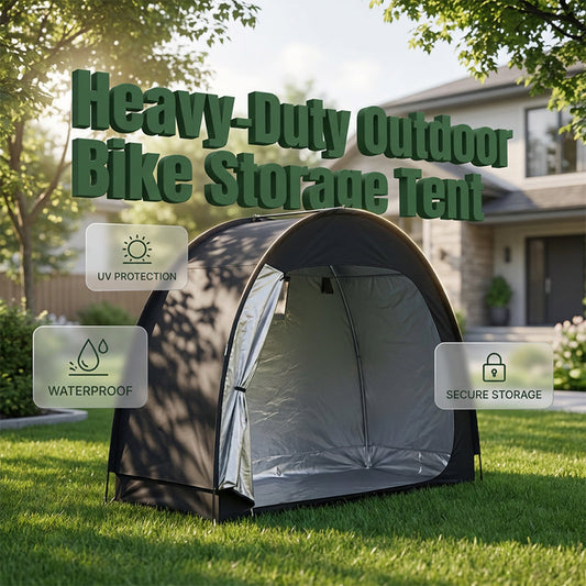 ✨ Tente de rangement pour vélos d'extérieur ultra-résistante - Imperméable et protégée contre les UV ✨