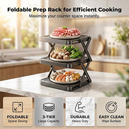 ⚡50% DE RÉDUCTION !!🔥Étagère de Rangement Multi-niveaux pour Assiettes et Préparation