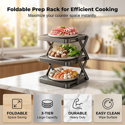 ⚡50% DE RÉDUCTION !!🔥Étagère de Rangement Multi-niveaux pour Assiettes et Préparation