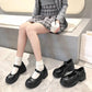 ❤️Moitié prix seulement ! Élégantes ballerines Mary Jane à talons carrés pour femme – parfaites au quotidien et sans lacets.