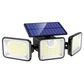 🌞💡 50 % de réduction + livraison gratuite 🔥 Lampe de sécurité solaire à trois têtes avec détecteur de mouvement