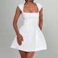 ❤️Elegant Square Neck Flare Mini Dress