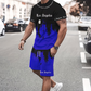 👕 60% DE RÉDUCTION EN CE MOMENT ! 🔥 Ensemble t-shirt et short à imprimé graphique pour homme – Tissu doux, design audacieux, idéal pour les journées d'été ☀️