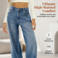 ✨ Offre limitée : -50% sur le Jean Taille Haute à Jambes Larges Femme