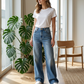 ✨ Offre limitée : -50% sur le Jean Taille Haute à Jambes Larges Femme