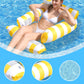 🪑 50% DE RÉDUCTION 🏖️ Transat gonflable – Soutien 360°, gonflage rapide & motif rayé – Léger, résistant – parfait pour la plage, la piscine ou le jardin ☀️🌊✨