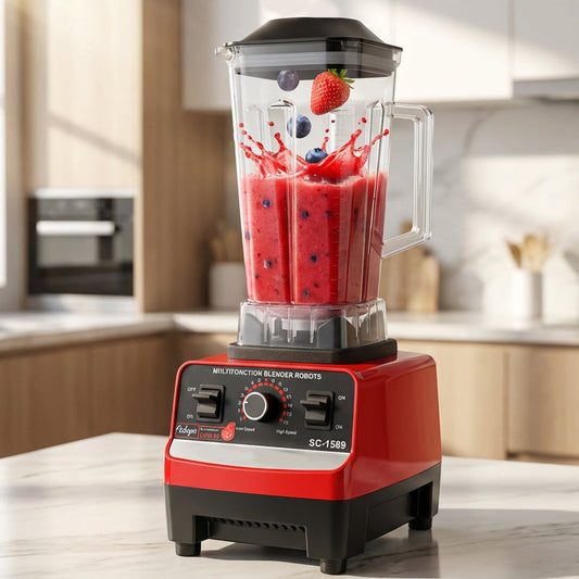 🥤 50 % DE RÉDUCTION EN CE MOMENT ! ⚡ Mixeur de table professionnel ultra-rapide – Moteur 4500 W, 15 vitesses et lames en acier à 6 pales ✨