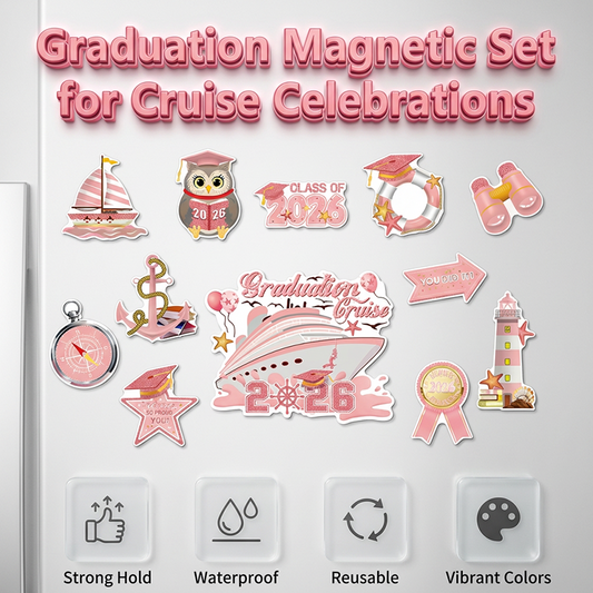🎓🔥 10 000+ Ventes ! Grands Aimants de Décoration pour Fête de Remise de Diplôme ✨