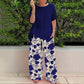 🌸 Ensemble Deux Pièces Femme | Pantalon Fleuri Tendance, Confort & Style, Indispensable Été 👖