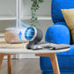 🌀🔋 PROMO FLASH 50% ! Ventilateur Portable Rechargeable 5 Vitesses – 3600mAh, Moteur Sans Balais, Écran LED, Angle Réglable 180°, 3 Couleurs, Parfait Bureau & Voyage ✨
