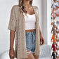 🔥Cardigan en maille ajourée à manches courtes pour femme💦 | Style Bohème & Fraîcheur Été 🌸