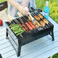 📢📢50 % DE RÉDUCTION !! ⏰Barbecue pliable et portable avec tiroir et support