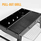 📢📢50 % DE RÉDUCTION !! ⏰Barbecue pliable et portable avec tiroir et support
