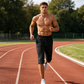 💪Men's Quick-Dry Athletic Capri Pants with Zipper Pockets