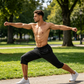 💪Men's Quick-Dry Athletic Capri Pants with Zipper Pockets