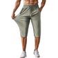 💪Men's Quick-Dry Athletic Capri Pants with Zipper Pockets