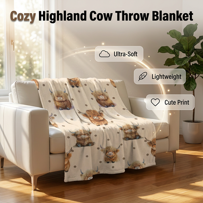 🌟🛒 -50% ! 🛋️Plaid Polaire Imprimé Ultra-Doux – Nuageux, Sans Peluches & Parfait pour Canapé & Voyage