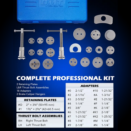 Kit d'outils de compresseur pour étrier de frein à disque