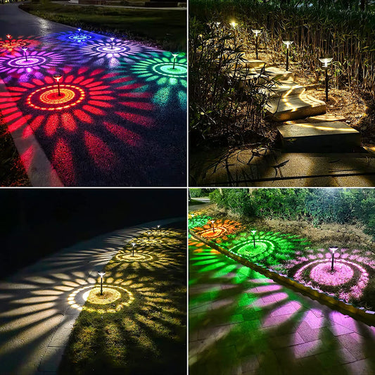 🌺Lampes solaires décoratives à utiliser dans le jardin ou sur les chemins extérieurs