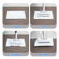 🧹 50% DE RÉDUCTION! 💧 Balai Plat à Lingettes Remplaçables – 358 dents requin, manche télescopique & nettoyage hygiénique – Parfait pour sols, plafonds & murs 🏠