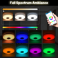 ⚡Plafonnier musical LED intelligent avec haut-parleur Bluetooth