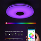 ⚡Plafonnier musical LED intelligent avec haut-parleur Bluetooth