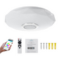 ⚡Plafonnier musical LED intelligent avec haut-parleur Bluetooth