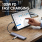 ⚡Hub USB-C 5-en-1 portable avec sortie HDMI 4K