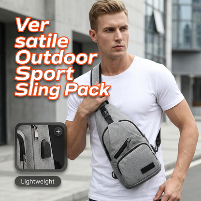 📢📢52 % DE RÉDUCTION !! ⏰Sac bandoulière sport multifonction pour extérieur