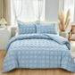 📢📢50 % DE RÉDUCTION !! ⏰3-Piece Pintuck Textured Duvet Cover Set