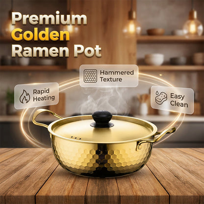 🔥DERNIER JOUR - 50 % DE RÉDUCTION 🍜 Bol à ramen haut de gamme martelé | Acier inoxydable 🍳 Polyvalent, pour de multiples usages