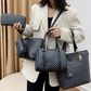 🔥DERNIER JOUR - 50 % DE RÉDUCTION👜 Lot de 6 sacs | ✨ Cuir PU haut de gamme · Classique, résistant et facile à nettoyer🎒