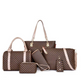 🔥DERNIER JOUR - 50 % DE RÉDUCTION👜 Lot de 6 sacs | ✨ Cuir PU haut de gamme · Classique, résistant et facile à nettoyer🎒