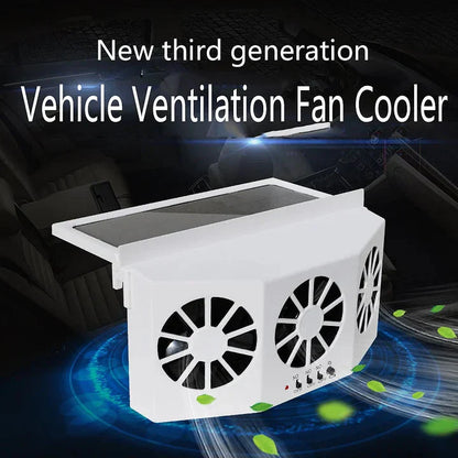 🔥Le nouvel artefact de refroidissement de voiture solaire [ventilateur d'extraction de circulation d'air]