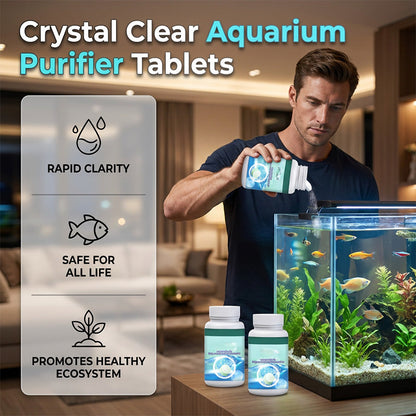 ✅Effervescent Tablets for Crystal Clear Fish Tanks