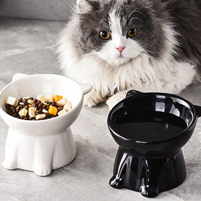 📢📢50 % DE RÉDUCTION !! ⏰ Gamelle surélevée ergonomique en plastique pour chat