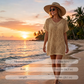 👗🌞 PROMO FLASH 50% ! Tunique Femme Ajourée Tissée – Coupe Lâche, Respirante, 3 Coloris, Idéale Couvre-Maillot & Protection Solaire 🏖️