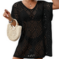 👗🌞 PROMO FLASH 50% ! Tunique Femme Ajourée Tissée – Coupe Lâche, Respirante, 3 Coloris, Idéale Couvre-Maillot & Protection Solaire 🏖️