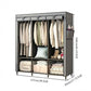 🔥 PROMO FLASH : 50% DE RÉDUCTION ! 📦 Armoire Portable en Tissu Non Tissé – Acier – 3 Tailles & Facile à Monter for Chambre & Dressing 🏠