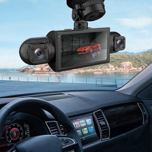 🔥 OFFRE LIMITÉE – 50% DE RÉDUCTION ! 🔥 Dashcam 4 Canaux 1080p avec Capteur G – ABS – 4 Angles & Mode Stationnement for Surveillance Auto Complète